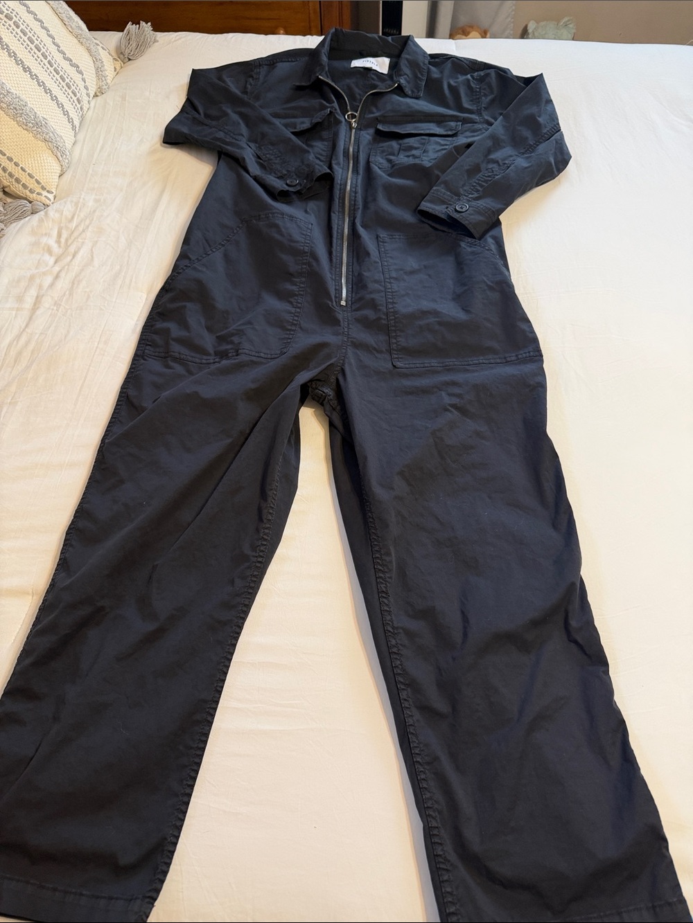 Pistola medium Black Zip-Front Utility Jumpsuit